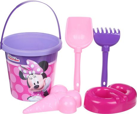 Disney Набор игрушек для песочницы Минни №10, 5 предметов, цвет в ассортименте