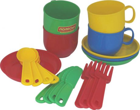 Полесье Набор игрушечной посуды Минутка 9578, цвет в ассортименте