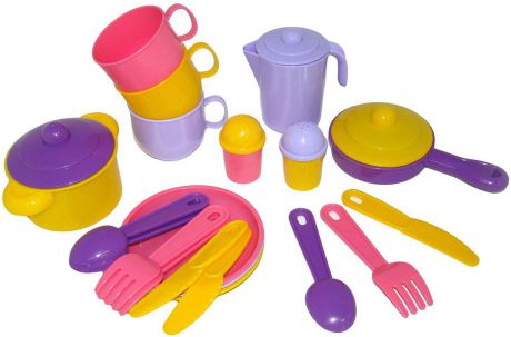 Полесье Набор игрушечной посуды Хозяюшка 3995, цвет в ассортименте