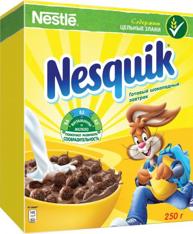 Nestle Nesquik "Шоколадные шарики" готовый завтрак, 250 г