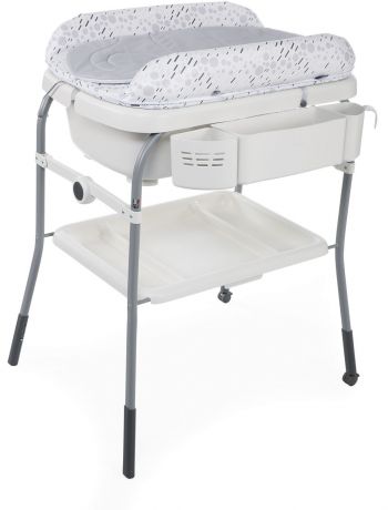 Пеленальный стол Chicco Cuddle&Bubble, цвет: белый, серый