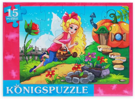Konigspuzzle Пазл-рамка для малышей Фея в саду