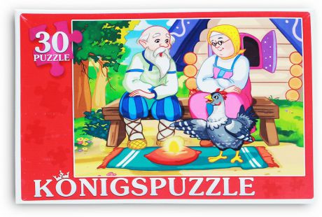 Konigspuzzle Пазл для малышей Курочка ряба