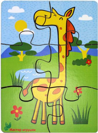 Фабрика Мастер игрушек Пазл для малышей Жираф