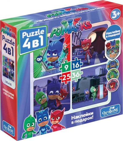 PJ Masks Пазл для малышей Команда Кэтбой 04065