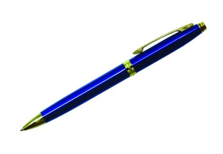 Berlingo Ручка шариковая Silver Luxe цвет корпуса синий золотистый