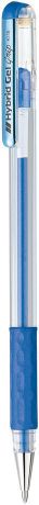 Гелевая ручка Pentel Hybrid Gel Grip Metallic, стержень 0.8 мм, цвет чернил: синий