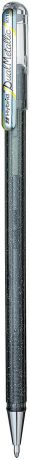Гелевая ручка Pentel Hybrid Dual Metallic, стержень 1,0 мм, цвет чернил: серебристый