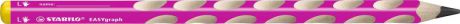 STABILO Карандаш чернографитный EASYgraph для левшей цвет корпуса розовый