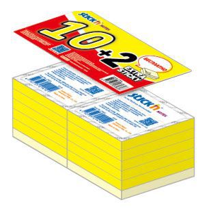 Блок самоклеящийся бумажный Stick`n 27060, 10 блоков 21133 + 2 блока 21660, 100 листов