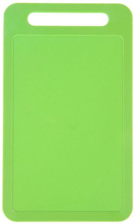 Доска разделочная "Доляна", цвет: зеленый, 22 х 13 х 0,2 см