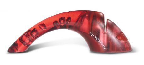 Точилка для кухонных ножей "Victorinox", с 2 керамическими дисками, цвет: красный