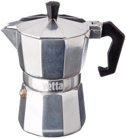 Кофеварка гейзерная Vetta, 850129, светло-серый, 300 мл