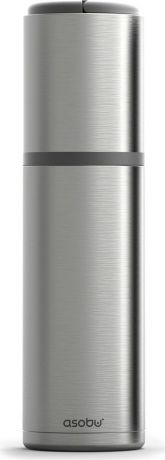 Термоконтейнер для вина Asobu "Vin Blanc Portable Wine Chiller", цвет: стальной