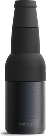 Термоконтейнер для банок и бутылок Asobu "Frosty To 2 Go Chiller", цвет: черный