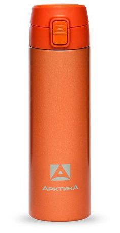 Термос-сититерм "Арктика", вакуумный, цвет: оранжевый, 500 мл