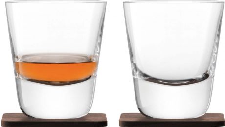 Набор стаканов LSA Arran Whisky, с подставками, 250 мл, 4 предмета