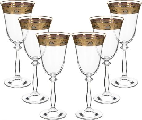Набор бокалов для вина Bohemia Crystal Angela, БКС0227, 250 мл, 6 шт