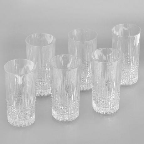 Набор стаканов для воды Crystal Bohemia "Vibes", 300 мл, 6 шт