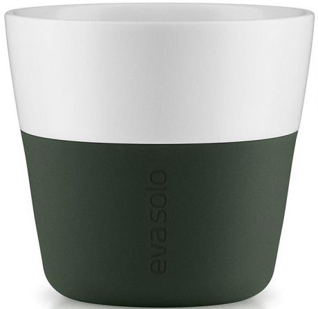 Чашка кофейная "Eva Solo", цвет: темно-зеленый, 230 мл, 2 шт