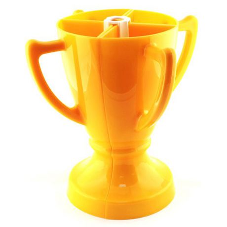 Кубок "4 бокала", цвет: желтый