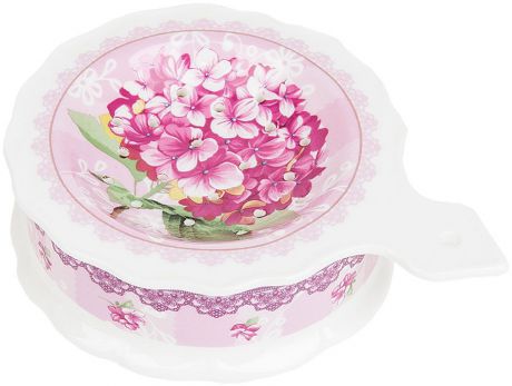 Подставка под чайный пакетик Nouvelle De France "Розовая гортензия", 13 х 10 х 3,5 см