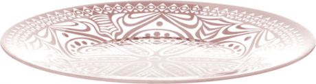 Тарелка десертная Pasabahce "Boho ", цвет: розовый, диаметр 19,5 см