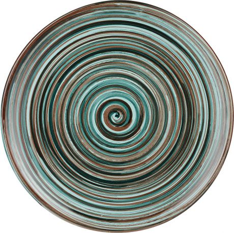 Тарелка Борисовская керамика "Радуга", диаметр 22 см. РАД14458120_рисунок