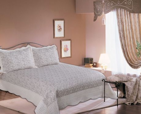 Комплект для спальни Amore Mio "Calcutta": покрывало 220 х 240 см, наволочка. 77125