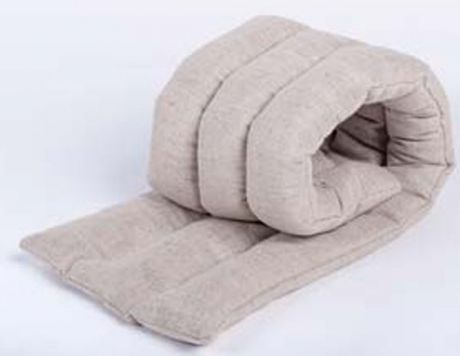 Подушка Bio-Textiles "Воротник. Уют-3", наполнитель: семена льна, 20 х 60 см