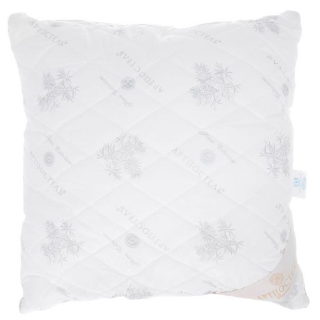 Подушка "Арт Постель", наполнитель: полиэфирное микроволокно, цвет: белый, 68 х 68 см