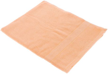 Полотенце махровое Aisha Home Textile "Соты", цвет: персик, 70 х 140 см. 114-0