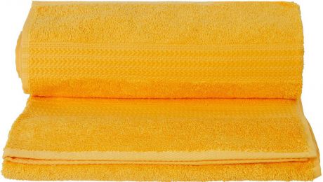 Полотенце Hobby Home Collection "Rainbow", цвет: темно-желтый, 70 х 140 см