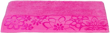 Полотенце Hobby Home Collection "Dora", цвет: темно-розовый, 50 х 90 см