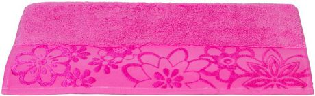 Полотенце Hobby Home Collection "Dora", цвет: темно-розовый, 70 х 140 см
