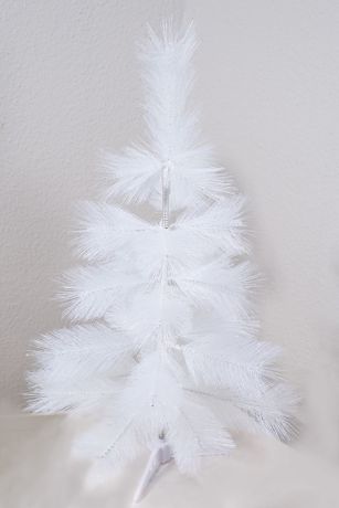 Ель искусственная Яркий Праздник "Белая", напольная, 25 веток, высота 60 см