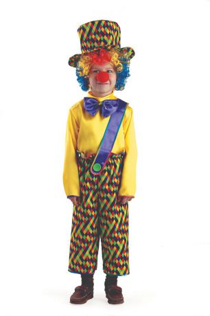 Батик Костюм карнавальный для мальчика Клоун Петя размер 32