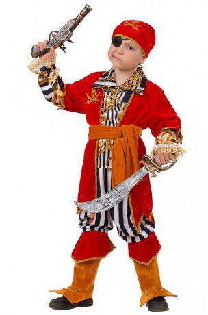Батик Костюм карнавальный для мальчика Пират Морской размер 32