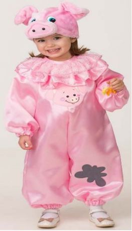 Карнавальный костюм Батик "Поросёнок Наф", цвет: розовый. Размер: 28