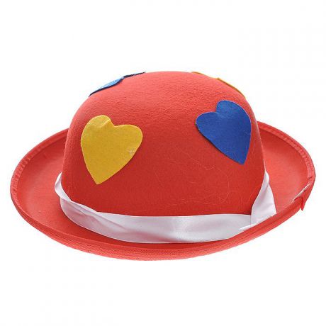 Маскарадная шляпа, цвет: красный. 31318