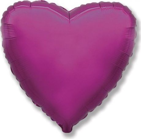 Флексметал Шарик воздушный Сердце цвет фиолетовый