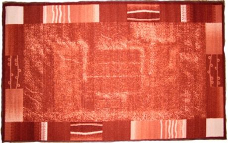 Ковер MAC Carpet "Розетта. Абстракция 1", цвет: красно-коричневый, 100 x 160 см