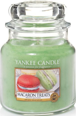 Ароматическая свеча Yankee Candle "Макаруны / Macaron Treats", 65-90 ч