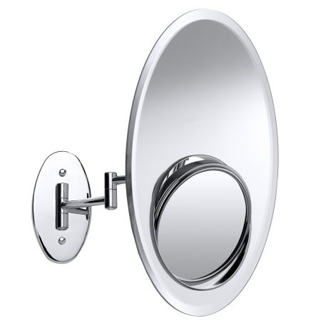 Зеркало косметическое "Axentia", настенное, диаметр 12,5 см