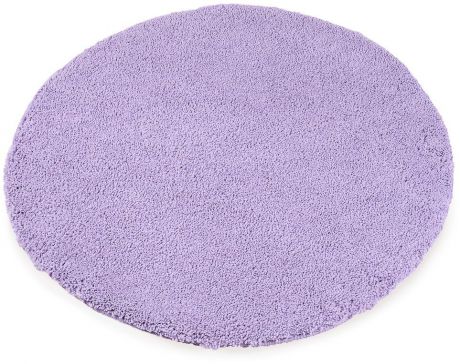 Коврик для ванной Moroshka "Fairytale", цвет: фиолетовый, диаметр 80 см