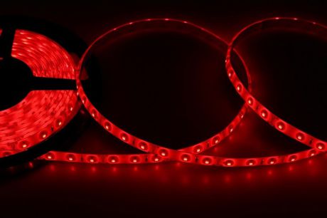 Светодиодная лента Neon-Night "SMD 3528", силикон, 8 мм, IP65, 60 LED/m, 12V, цвет: красный (упаковка 5 м.)
