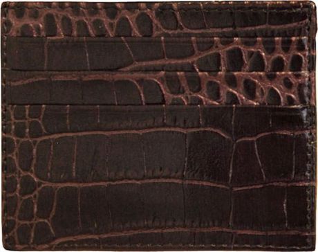 Визитница женская Dimanche "Крокодил", цвет: бронзовый. 93089