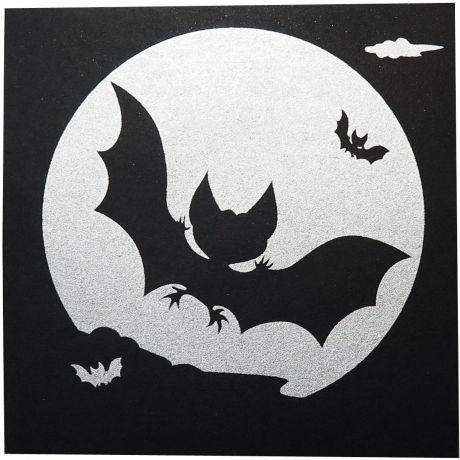 Блок для записей Фолиант "Летучая мышь", цвет: черный, 8,5 x 8,5 см, 100 шт