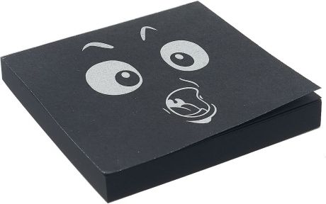 Блок для записей Фолиант "Страх", цвет: черный, 8,5 x 8,5 см, 100 шт