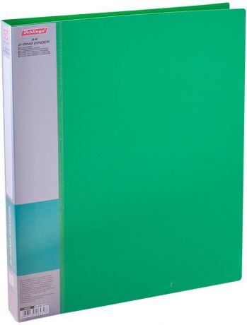 Berlingo Папка на 2-х кольцах Standard цвет зеленый